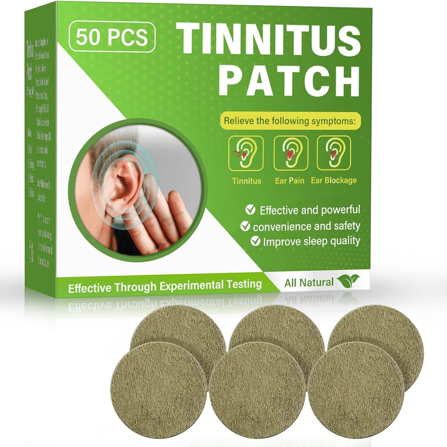 Tinnitus Relief Patches (50-Pack)